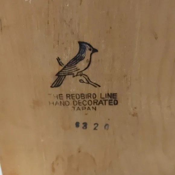 The Redbird Line Canister Recipe Box VTG Japanese Wood Box - Picture 7 of 9